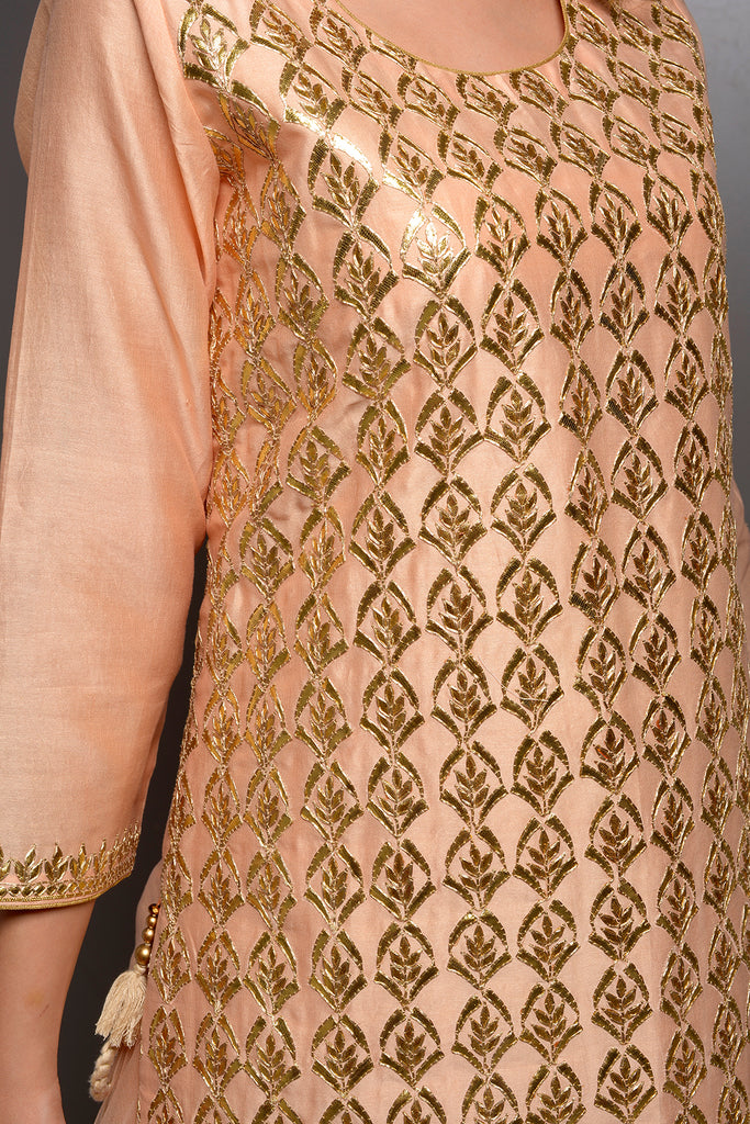 GOTA PATTI JAAL KURTA AAS COUTURE