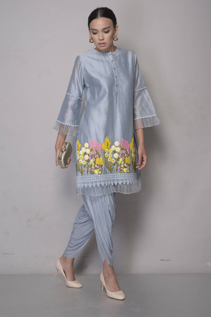 Contemporary Indian Fashion dhoti style kurta set AAS Couture