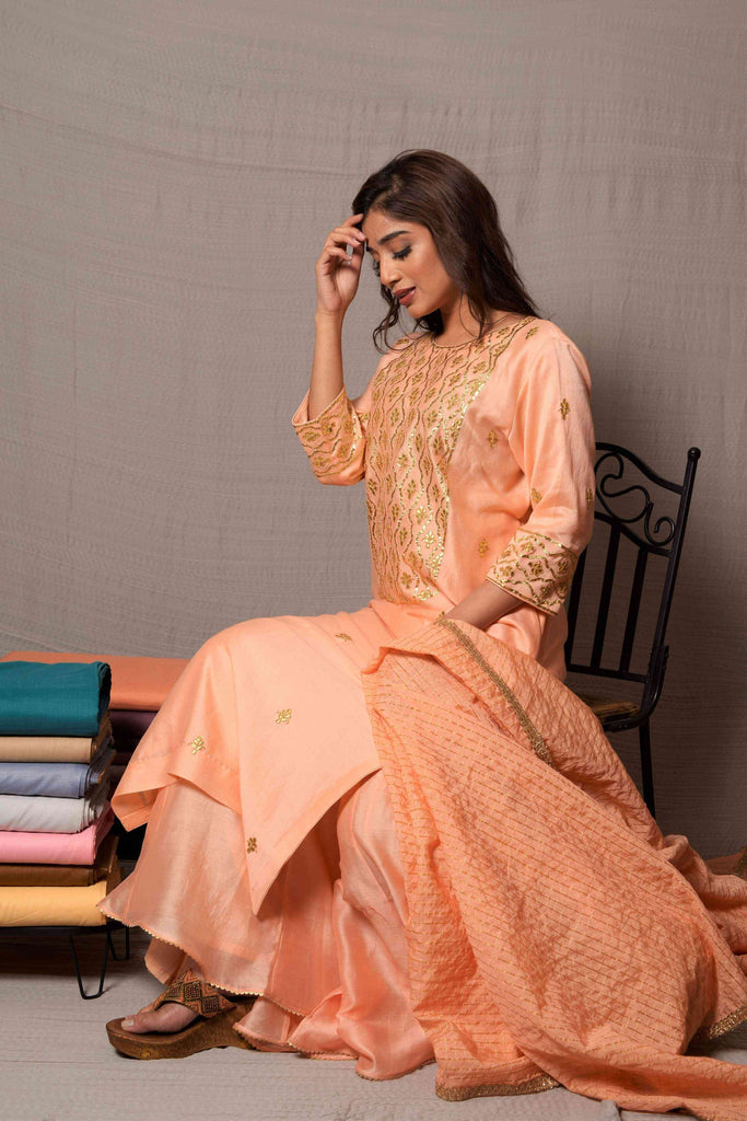 Silk chanderi AAS Couture